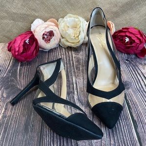 Thalia Sodi Black Nessy Cutout Pumps 8.5M